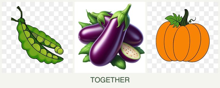 Can you plant peas, eggplant and pumpkin together?