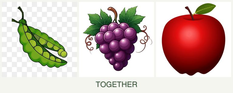 Can you plant peas, grapes and apples together?
