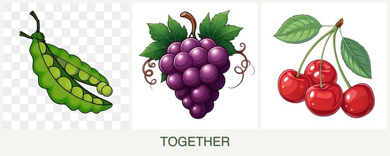 Can you plant peas, grapes and cherries together?