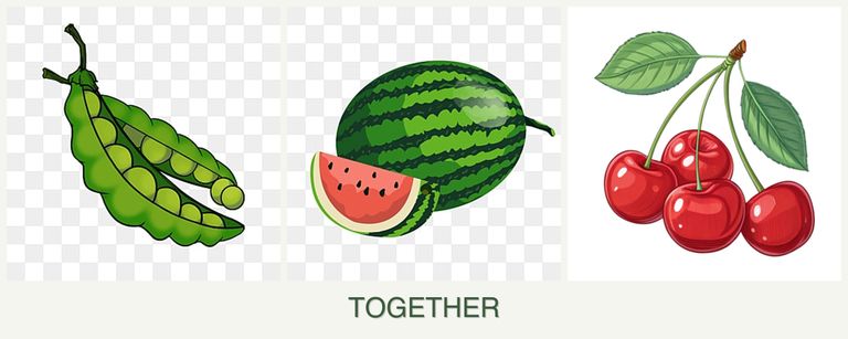 Can you plant peas, melons and cherries together?