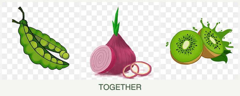 Can you plant peas, onions and kiwi together?