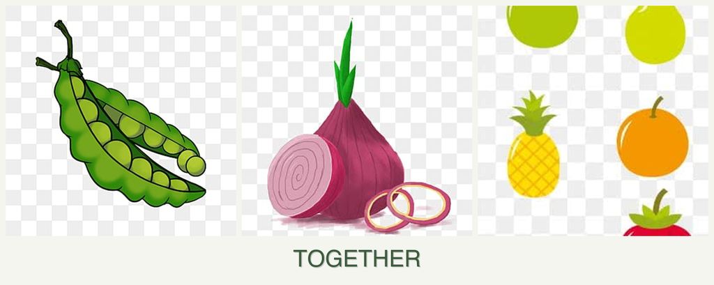 Can you plant peas, onions and pears together?