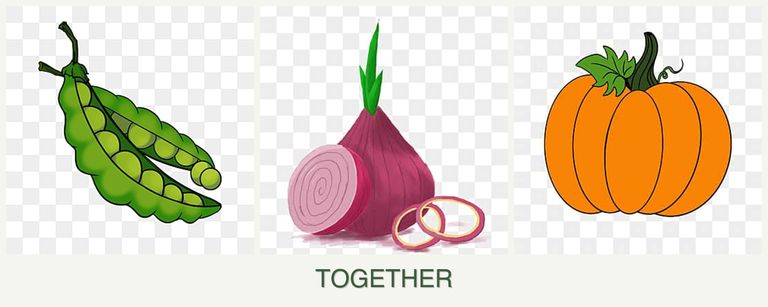 Can you plant peas, onions and pumpkin together?