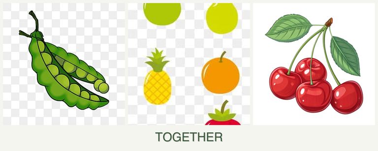 Can you plant peas, pears and cherries together?