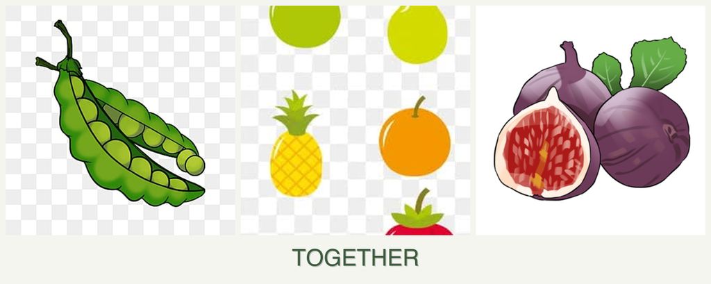 Can you plant peas, pears and figs together?