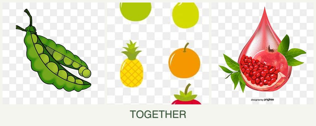 Can you plant peas, pears and pomegranates together?