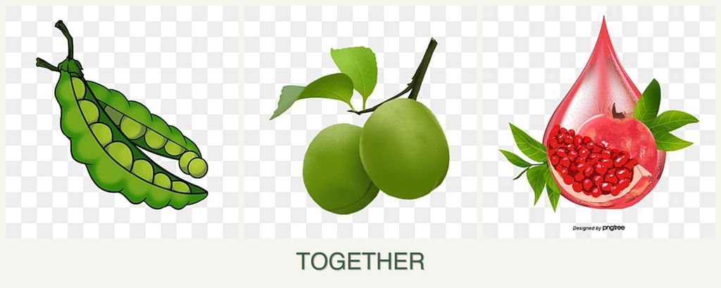 Can you plant peas, plums and pomegranates together?