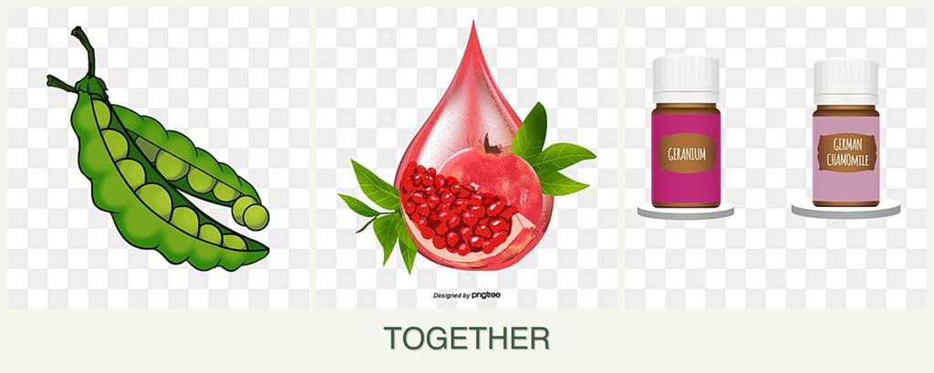 Can you plant peas, pomegranates and geraniums together?