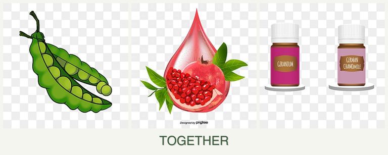 Can you plant peas, pomegranates and geraniums together?