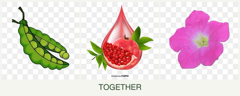 Can you plant peas, pomegranates and petunias together?