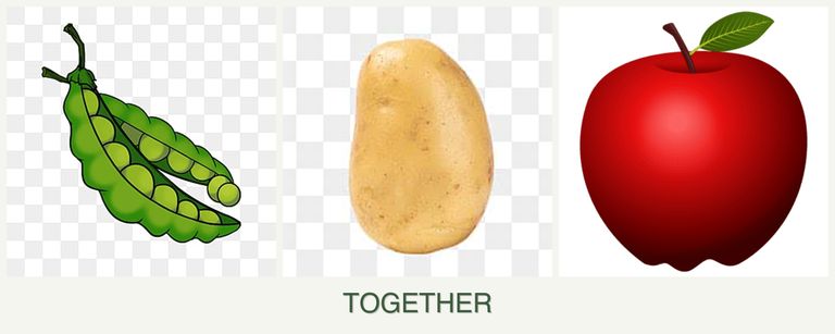 Can you plant peas, potatoes and apples together?