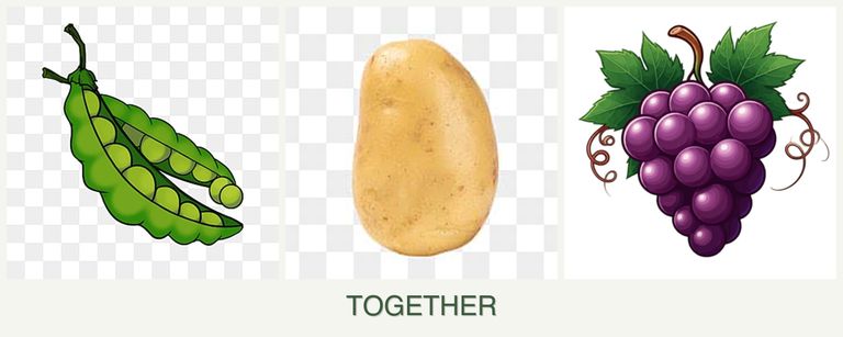 Can you plant peas, potatoes and grapes together?