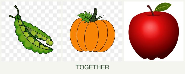 Can you plant peas, pumpkin and apples together?