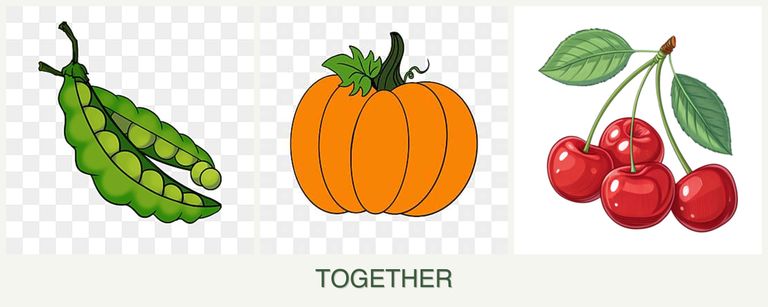 Can you plant peas, pumpkin and cherries together?