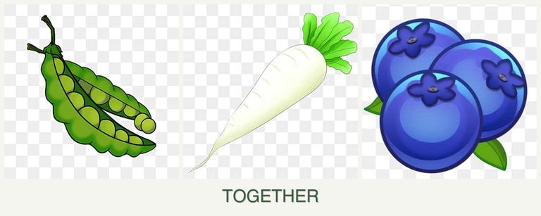 Can you plant peas, radishes and blueberries together?