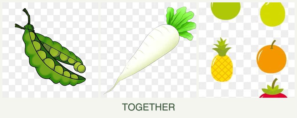 Can you plant peas, radishes and pears together?