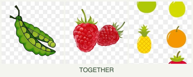 Can you plant peas, raspberries and pears together?