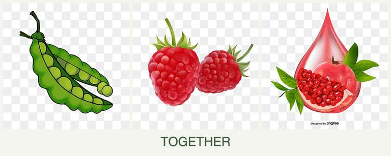 Can you plant peas, raspberries and pomegranates together?