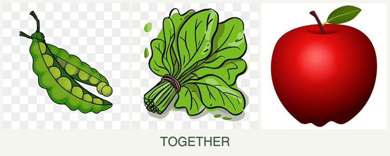 Can you plant peas, spinach and apples together?