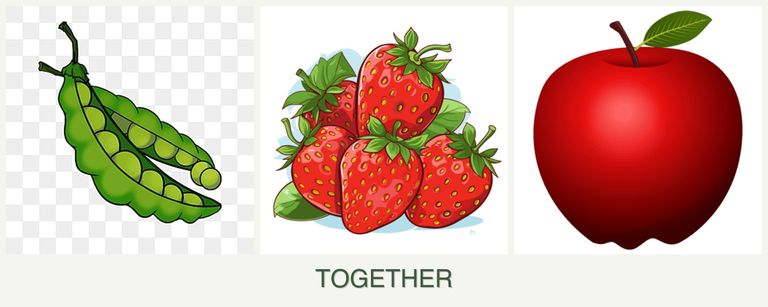 Can you plant peas, strawberries and apples together?