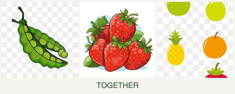 Can you plant peas, strawberries and pears together?