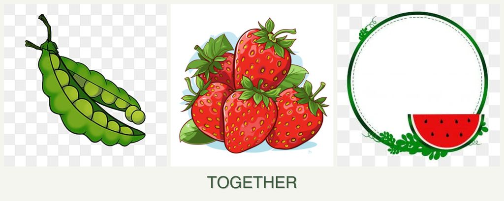 Can you plant peas, strawberries and watermelons together?