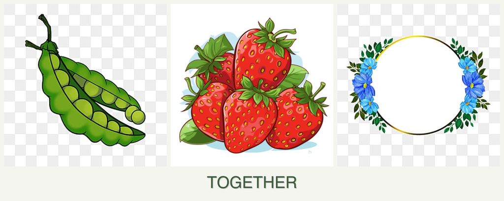 Can you plant peas, strawberries and zinnias together?