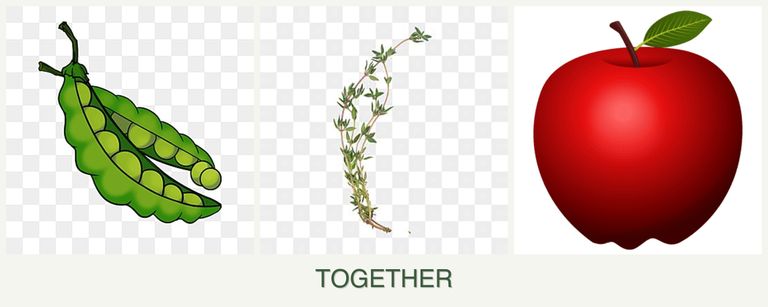 Can you plant peas, thyme and apples together?
