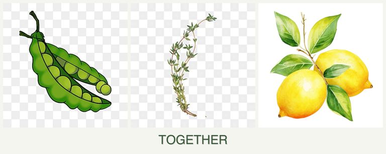 Can you plant peas, thyme and lemons together?