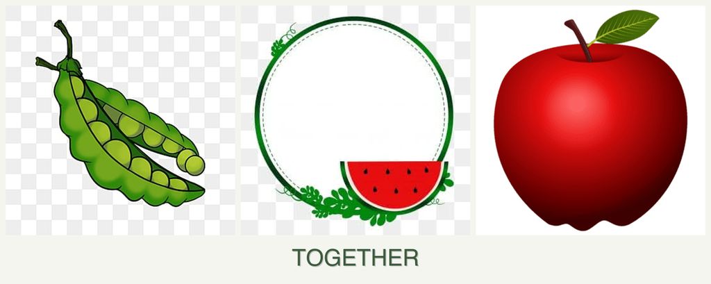 Can you plant peas, watermelons and apples together?