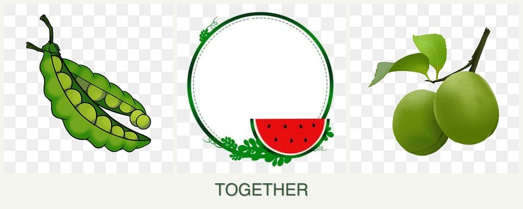 Can you plant peas, watermelons and plums together?