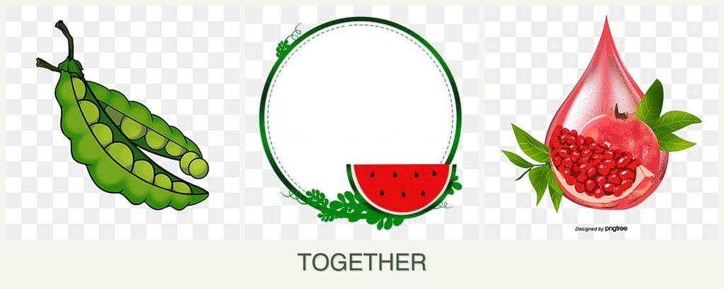 Can you plant peas, watermelons and pomegranates together?