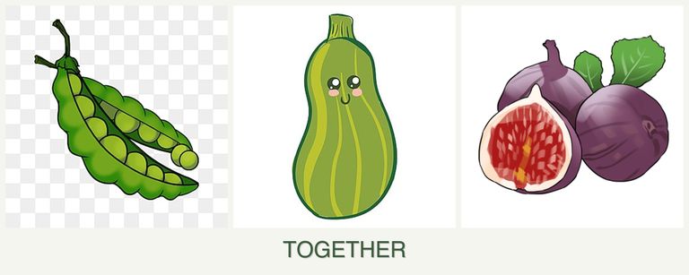 Can you plant peas, zucchini and figs together?