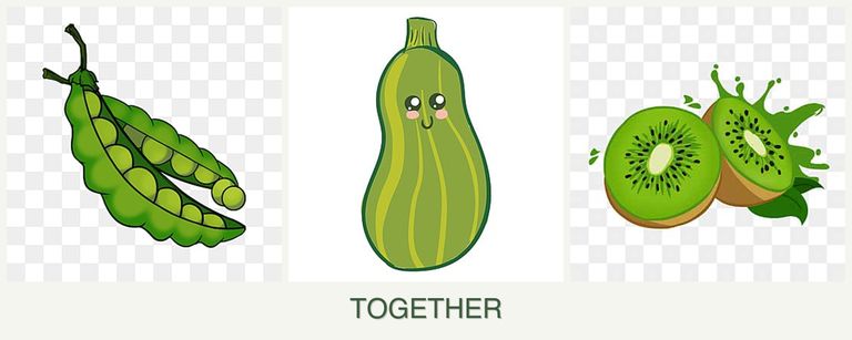 Can you plant peas, zucchini and kiwi together?