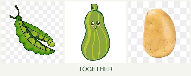 Can you plant peas, zucchini and potatoes together?