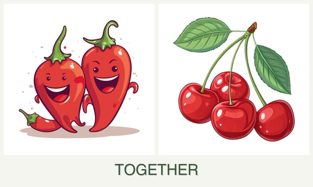 Can you plant peppers and cherries together?