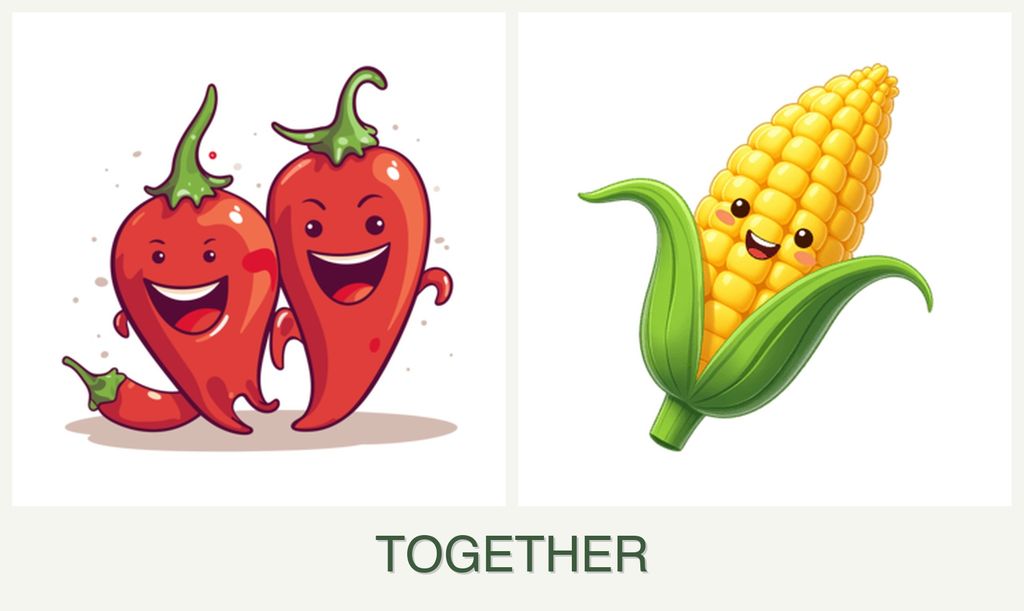 Can you plant peppers and corn together?