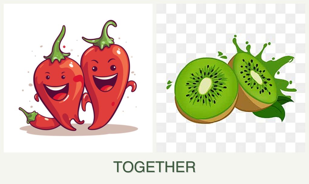 Can you plant peppers and kiwi together?