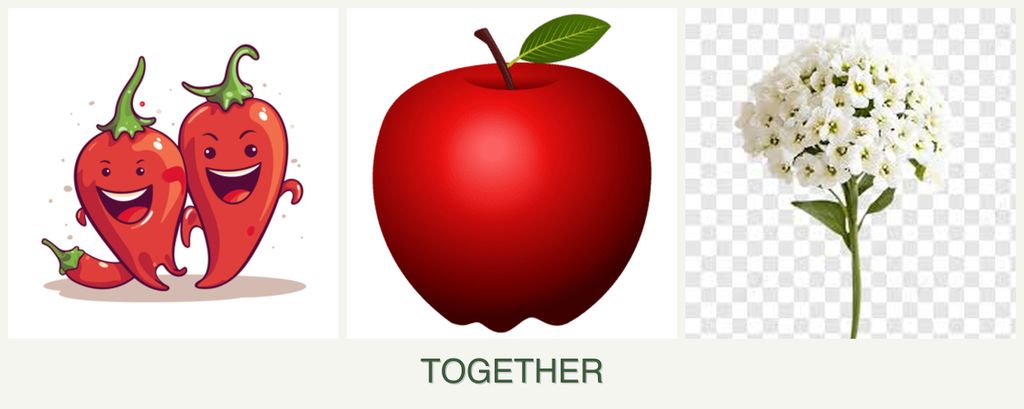 Can you plant peppers, apples and alyssum together?