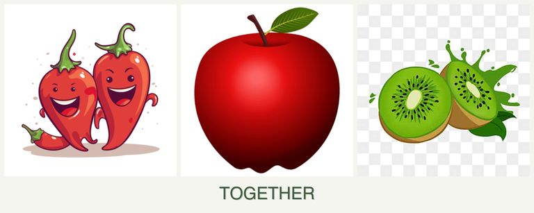 Can you plant peppers, apples and kiwi together?