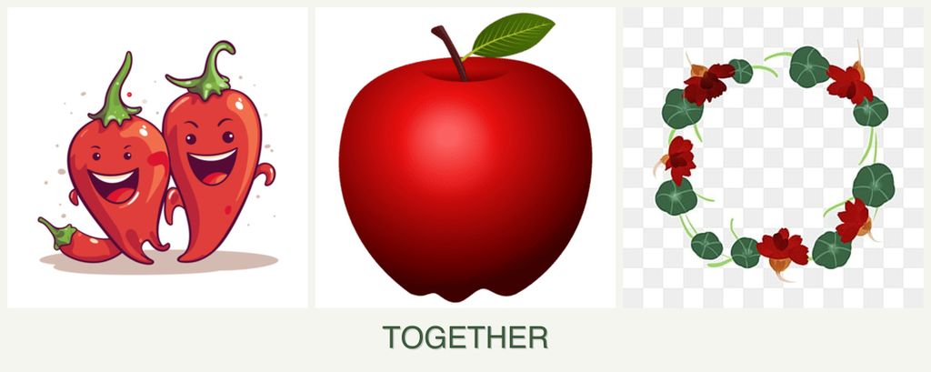 Can you plant peppers, apples and nasturtiums together?