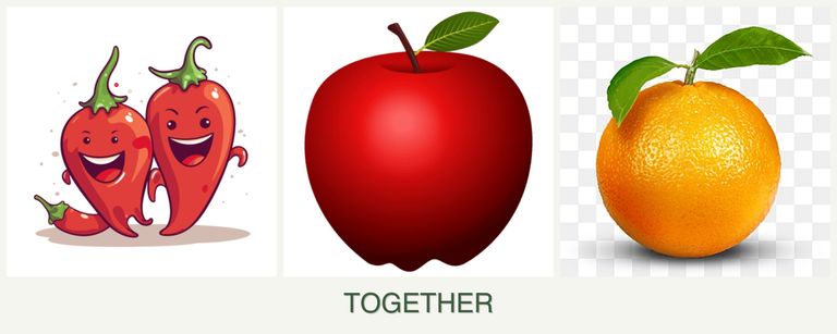 Can you plant peppers, apples and oranges together?