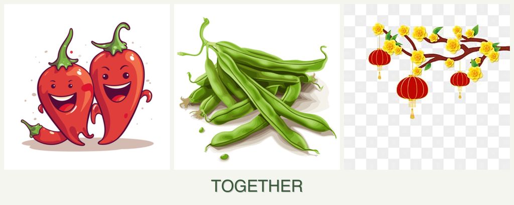 Can you plant peppers, beans and apricots together?