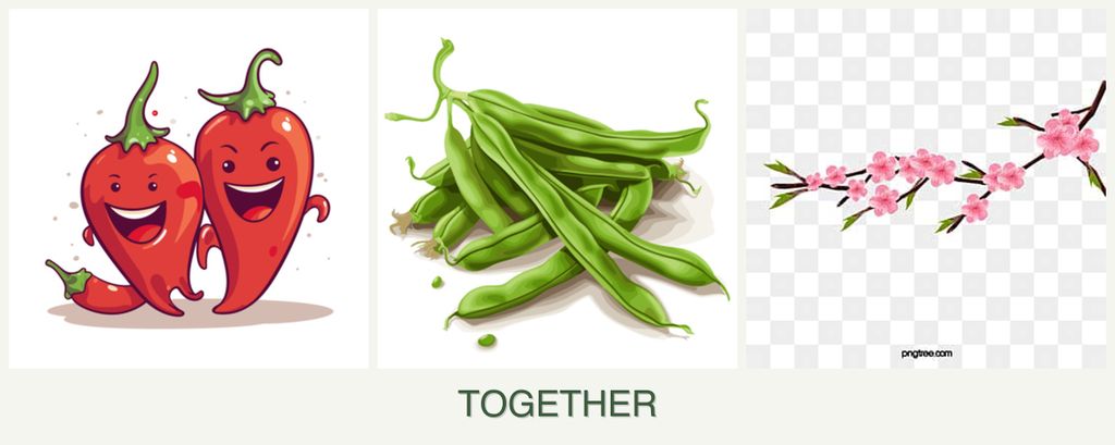 Can you plant peppers, beans and peaches together?