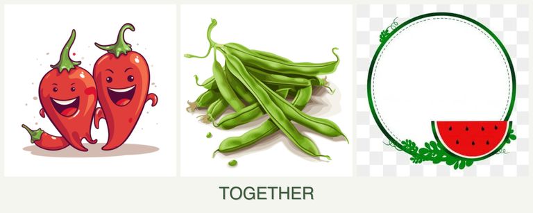 Can you plant peppers, beans and watermelons together?