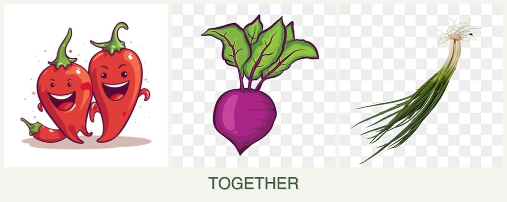 Can you plant peppers, beets and chives together?