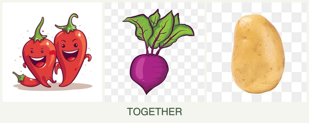 Can you plant peppers, beets and potatoes together?