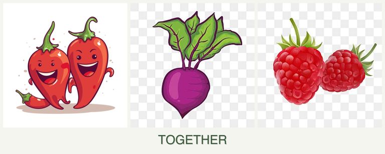 Can you plant peppers, beets and raspberries together?
