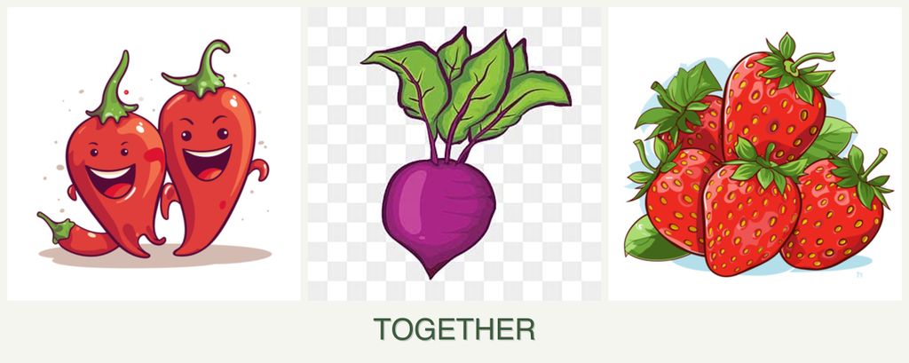 Can you plant peppers, beets and strawberries together?