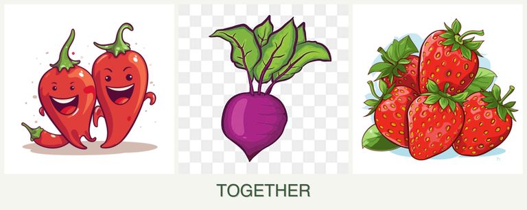 Can you plant peppers, beets and strawberries together?